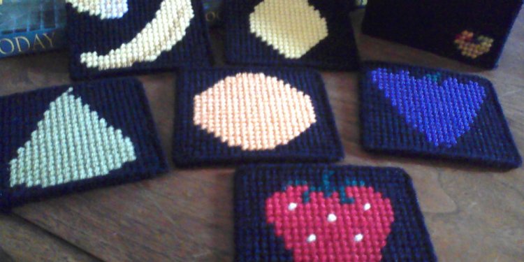 Fruit Basket Mug Rug Set