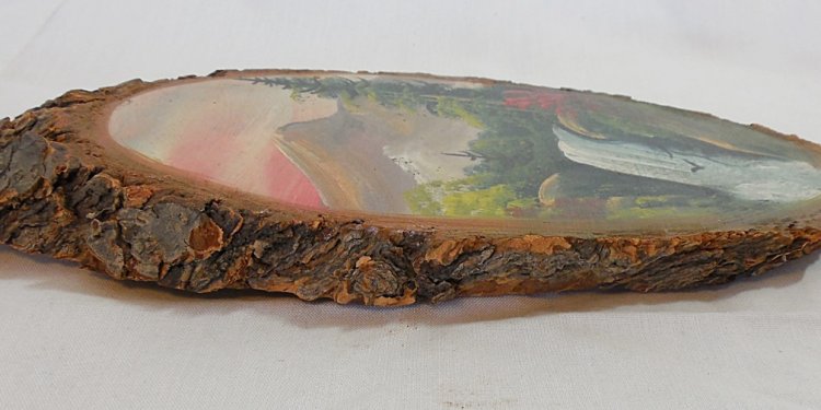 Log Slab Art Painting by