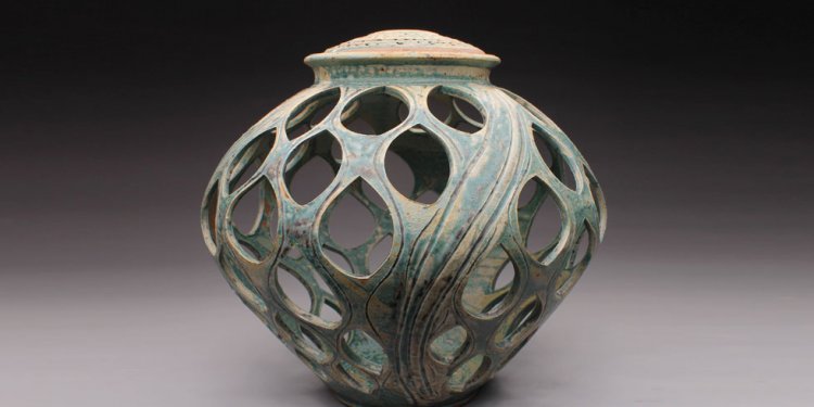 Stoneware Candle Lantern