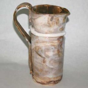 A pottery pitcher made using the slab building method. - Photo © 2009 Beth E Peterson