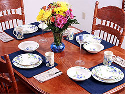 Ceramic Dinner Sets for Four, Lead-Free and Made in the USA