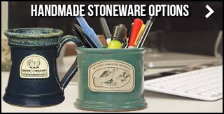 Custom Handmade Stoneware for your Organization or Business