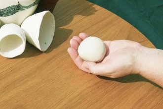 how to make a clay pinch pot at home - step 1