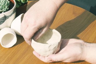 how to make a clay pinch pot at home