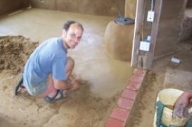 Installing Earthen Floor