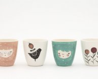 Handmade coffee cups