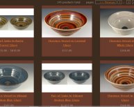 Handmade Pottery Vessel sinks