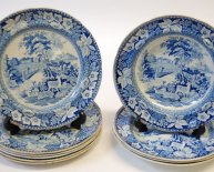 Pottery Dinner plates
