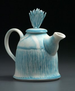 wheel thrown porcelain teapot e-course by Antoinette Badenhorst